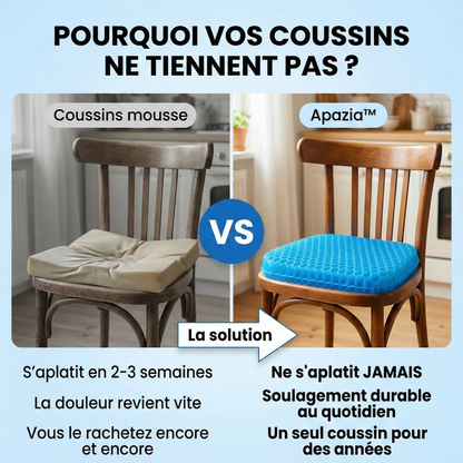 Apazia™ - Le coussin qui apaise la douleur assise