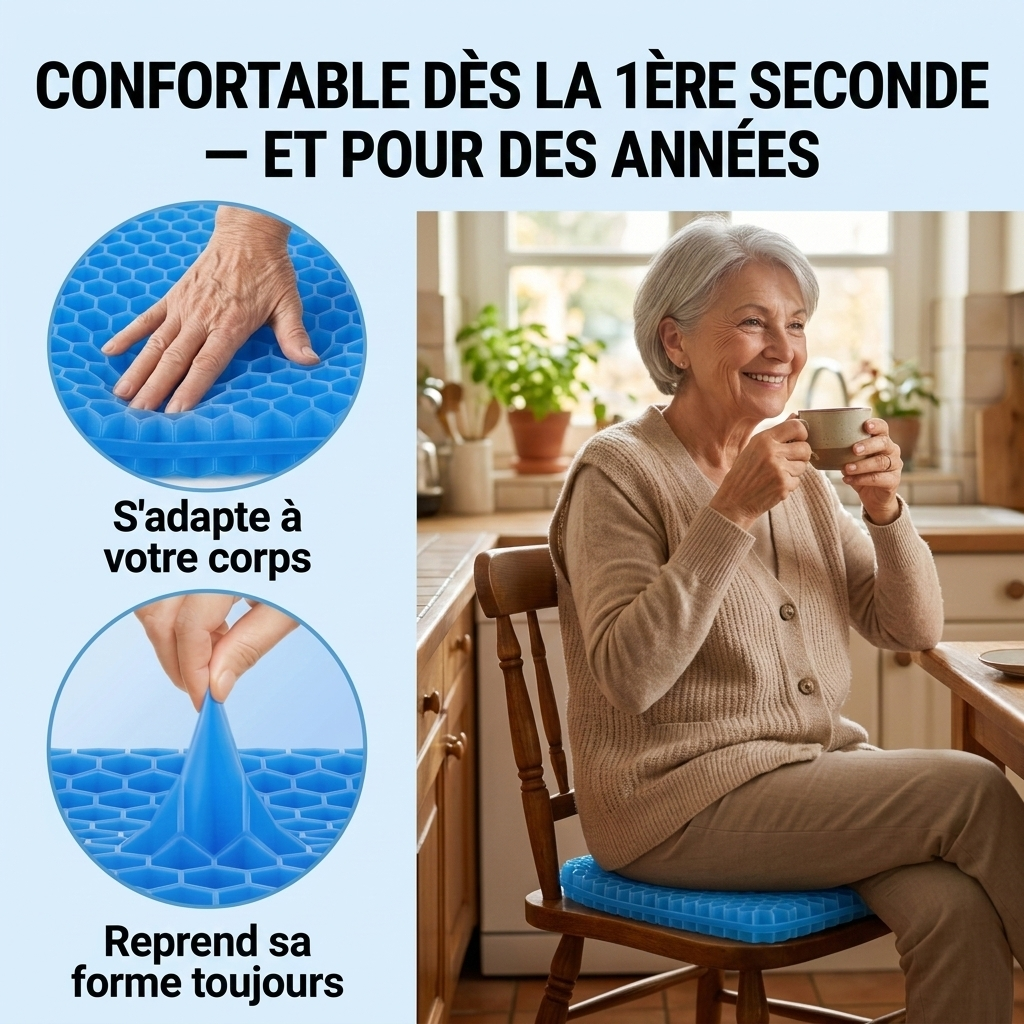Apazia™ - Le coussin qui apaise la douleur assise